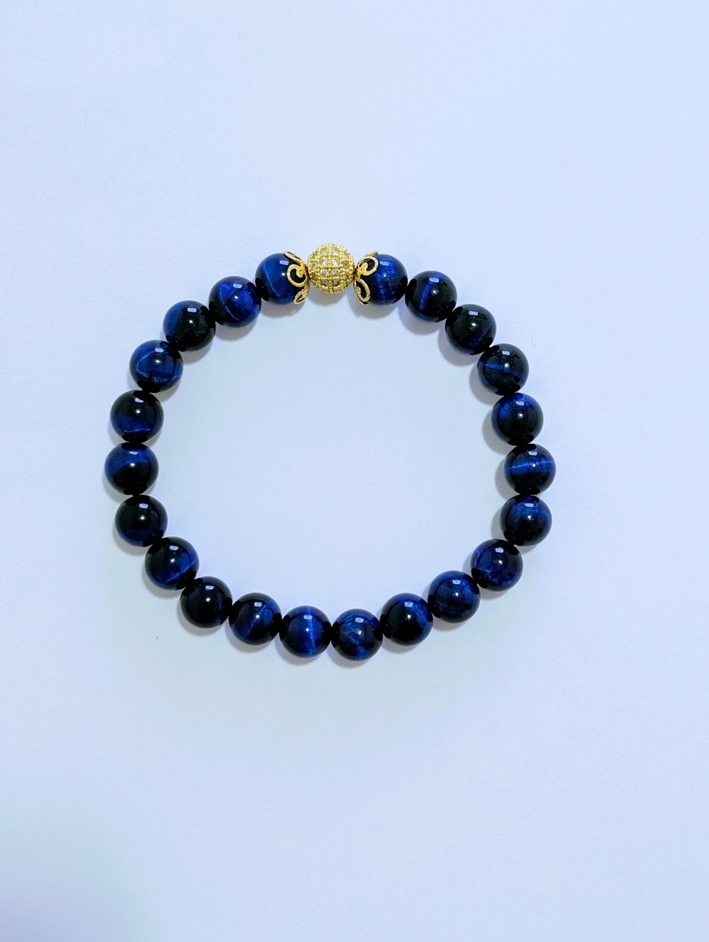 Blue Tiger's Eye Bracelet - Picture 2 of 6